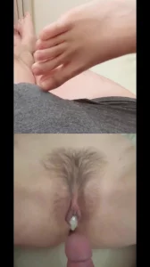 老婆的骚脚打几分（内射流出全过程）